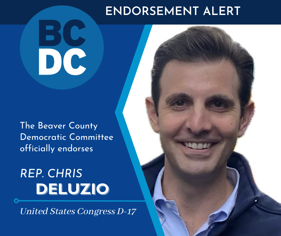 Endorsement: Chris Deluzio for US Congress D-17